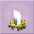 Candle Ringed by Yellow Roses.jpg