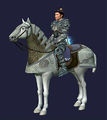 Мадж'дульский боевой конь в синей сбруе.jpg