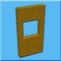 Baked Gingerbread Square Window Frame in Narrow Divider.jpg
